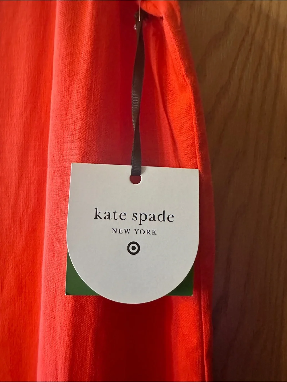 kate spade Sleeveless Scallop-Hem Camisole Dress in Bright Coral